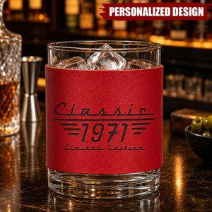 Classic Limited Edition - Gift For Him, Dad, Husband, Grandpa - Personalized Whiskey Glass