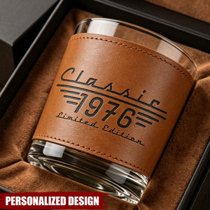 Classic Limited Edition - Gift For Him, Dad, Husband, Grandpa - Personalized Whiskey Glass