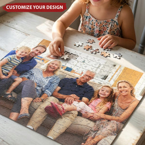Gift For Grandparents - Personalized Photo Jigsaw Puzzle