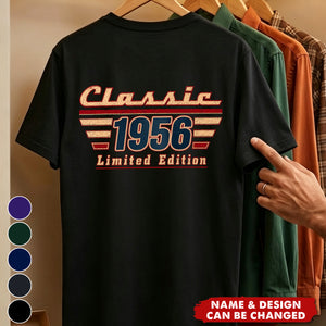 Custom T-shirt- Personalized Father's Day Birthday Gifts , Generations Built On Love
