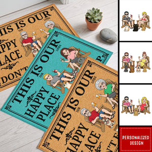 Custom Home Decor Decorative Mat - Personalized Summer Vacation And Travel Gifts For Husband And Wife, Him And Her - Our Little Peaceful Haven