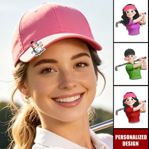 Custom Golf Character, Name And Face Gift For Golf Players, Golf Lover - Personalized Golf Ball Marker