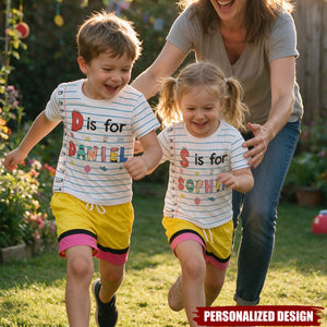 Paper Design Kid Back To School - Personalized Kids Shirt