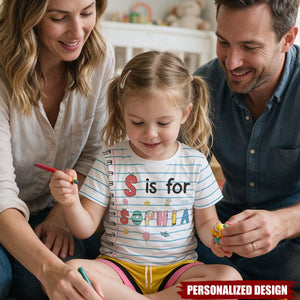 Paper Design Kid Back To School - Personalized Kids Shirt