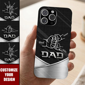 Dad The Man The Myth The Legend First Bump - Personalized Father Full Print Phone Case