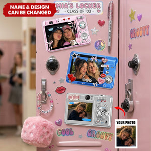Besties Y2K Digital Camera Photo Uploaded - Personalized Acrylic Magnet