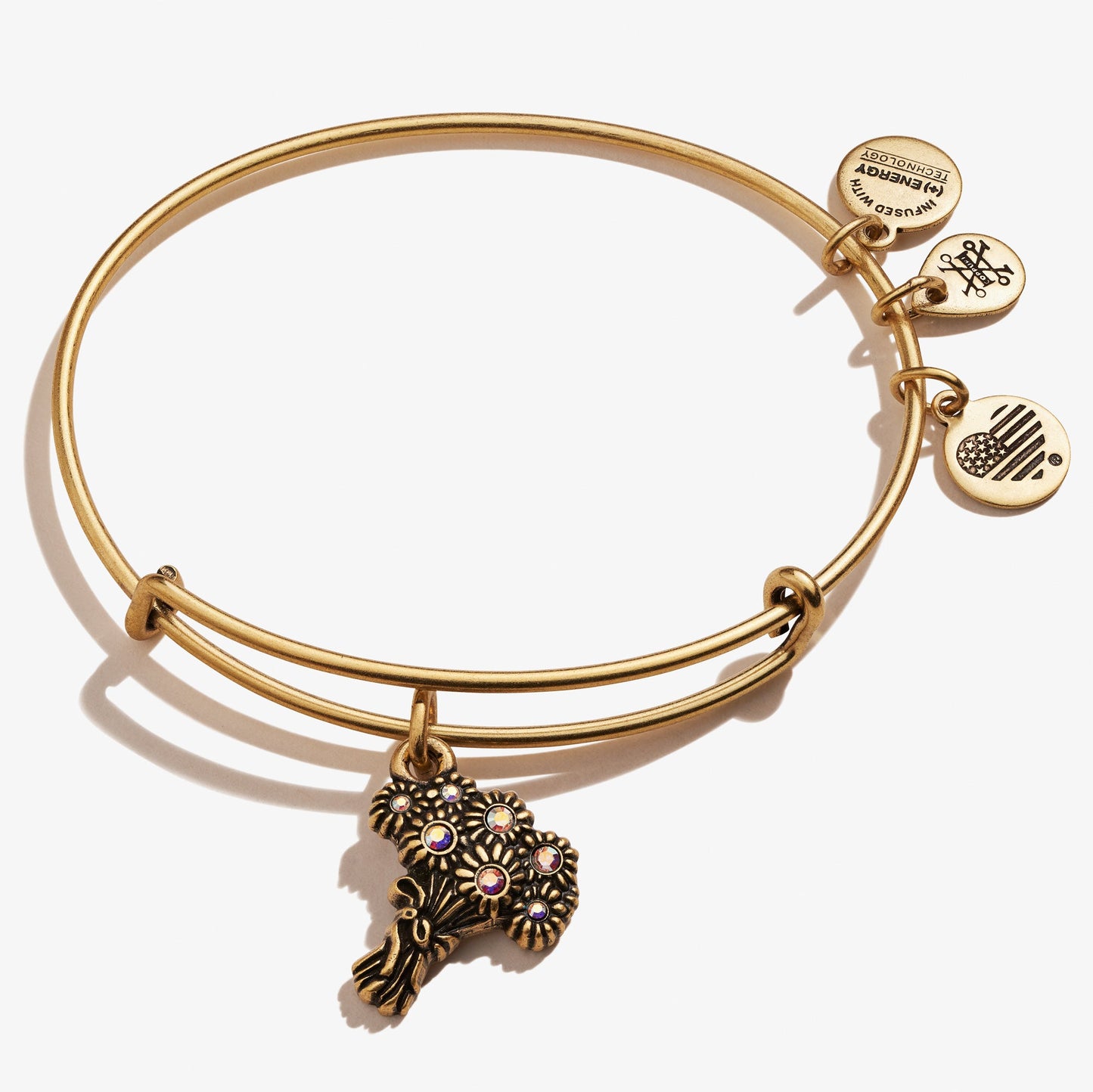 'I Pick You' Bouquet Charm Bangle