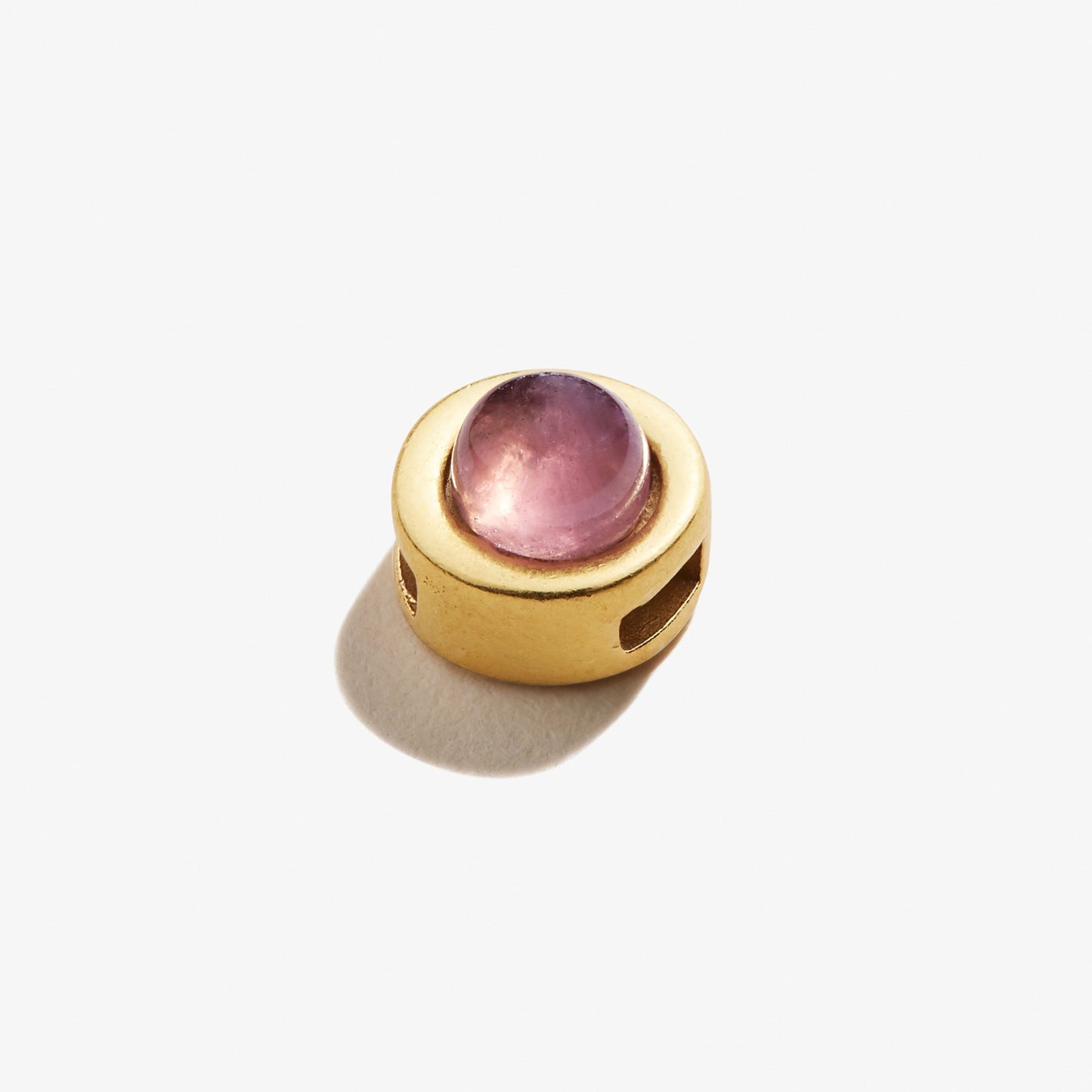 Amethyst Gemstone Slider Charm