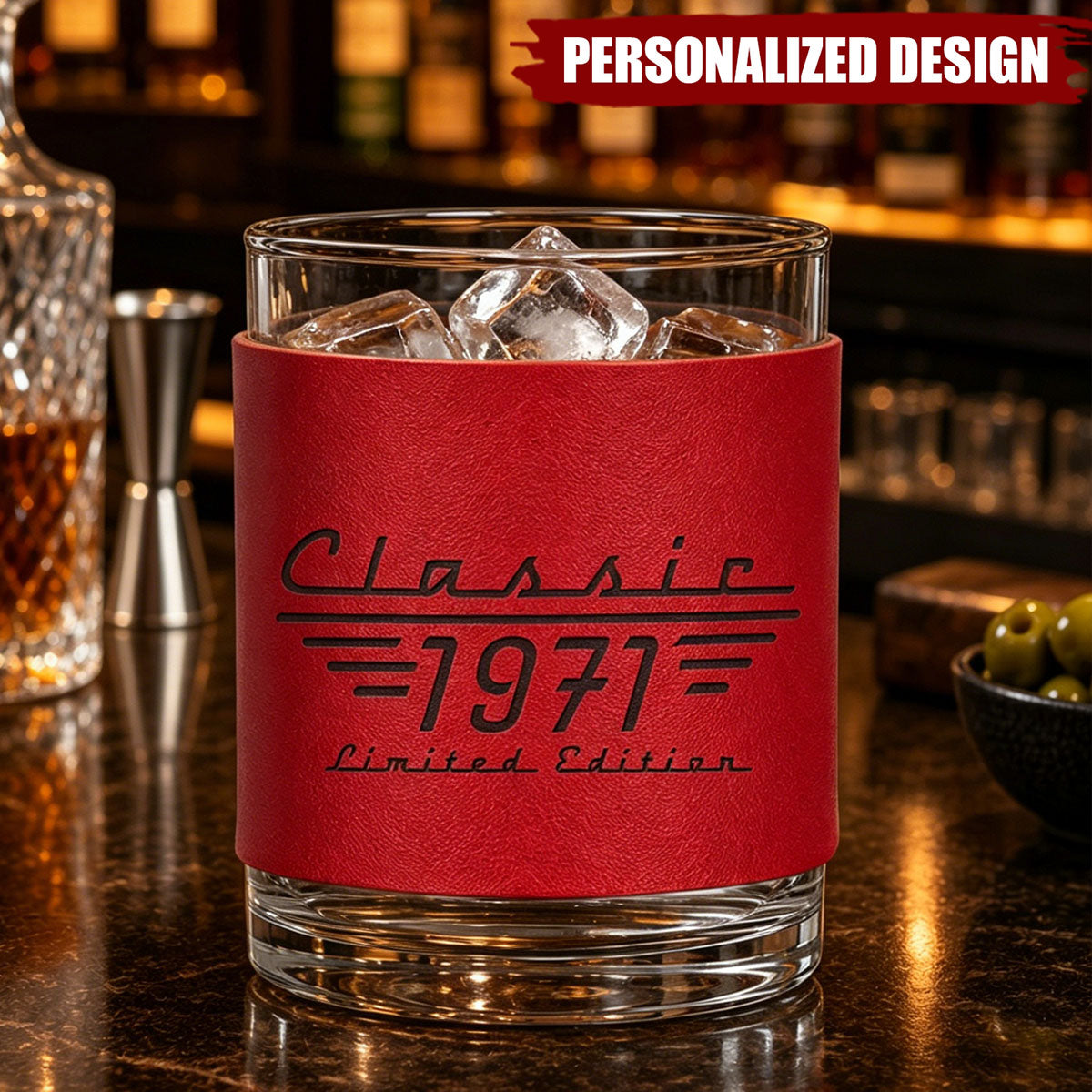 Classic Limited Edition - Gift For Him, Dad, Husband, Grandpa - Personalized Whiskey Glass