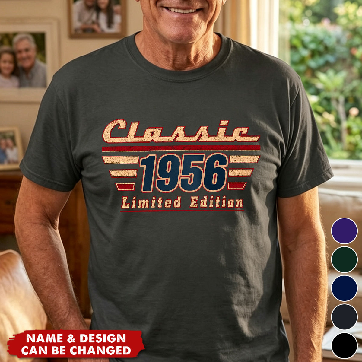 Custom T-shirt- Personalized Father's Day Birthday Gifts , Generations Built On Love