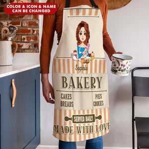 Baked With Love - Personalized Apron With Pocket