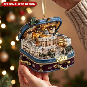 Custom Travel Souvenirs From St. Peter's Basilica – Personalized Acrylic Ornament