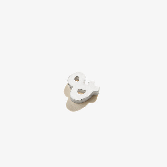 Ampersand "&" Slider Charm