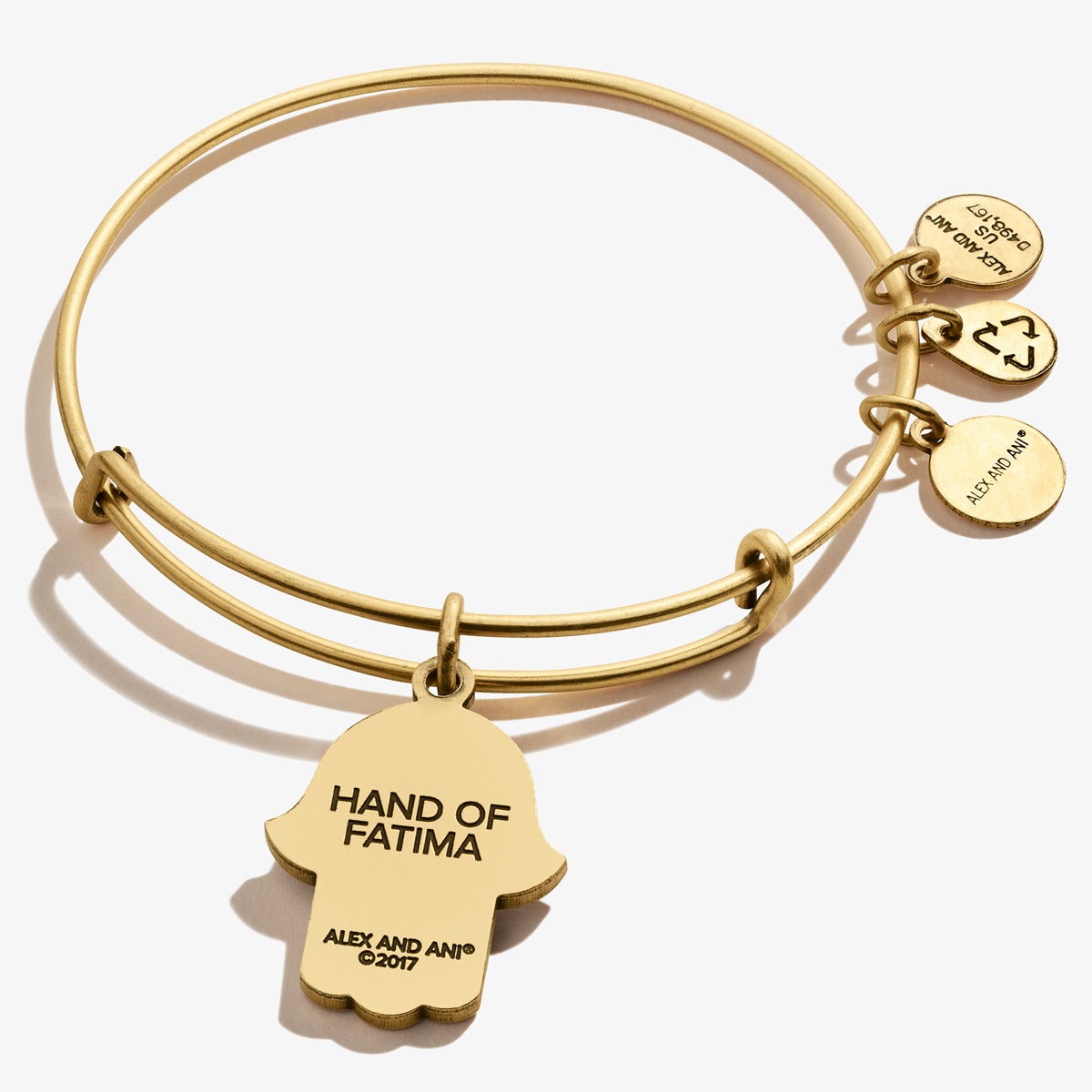Hamsa Charm Bangle