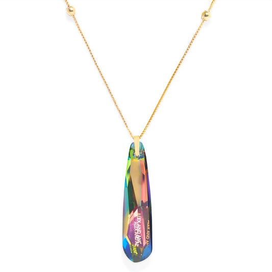 Mermaid Crystal Charm Necklace