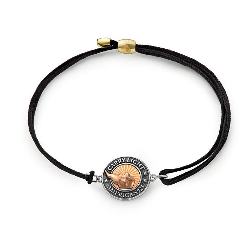 Liberty Copperâ„?Pull Cord Bracelet, 14kt Gold Filled Center